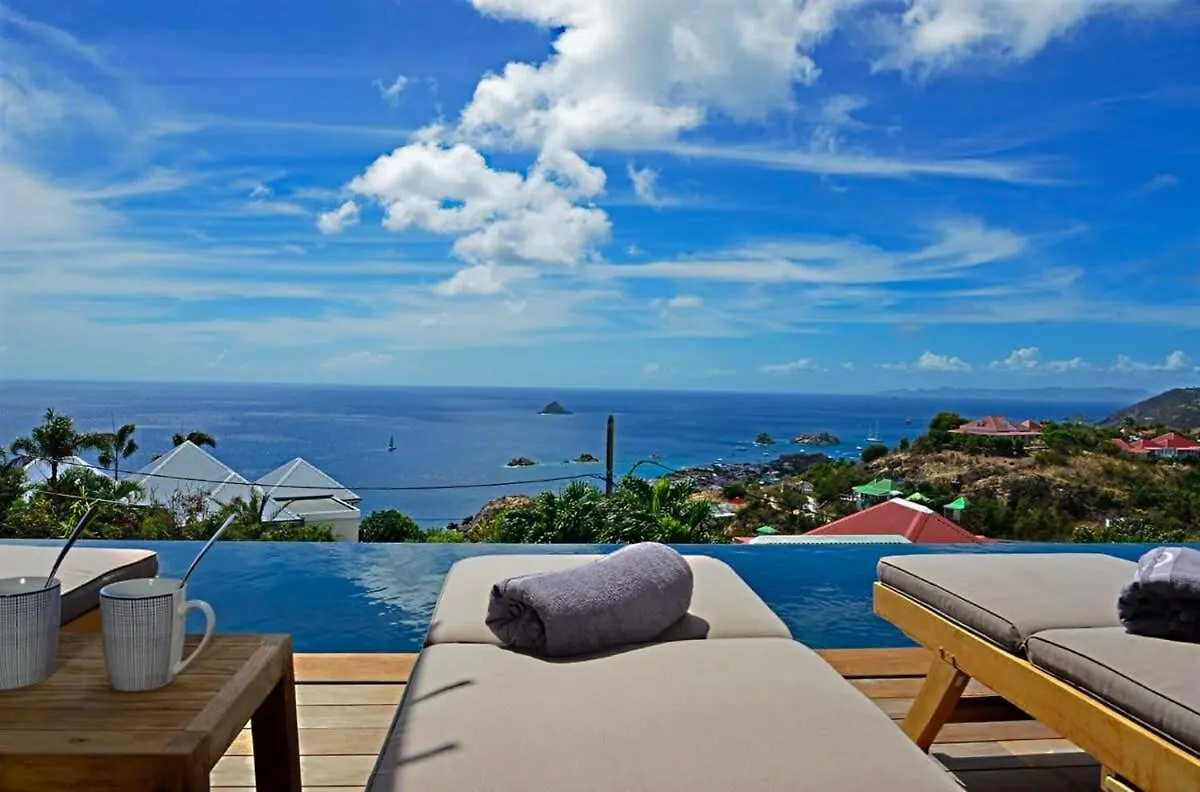 Stylish And Modern Villa With Spectacular Fine Sunset St. Barthelemy サン・バルテルミー島